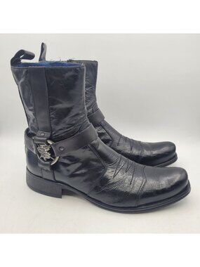 Mark Nason Braybrook Dragon Rock Lives Moto Leather Boots Men's 9 Italy